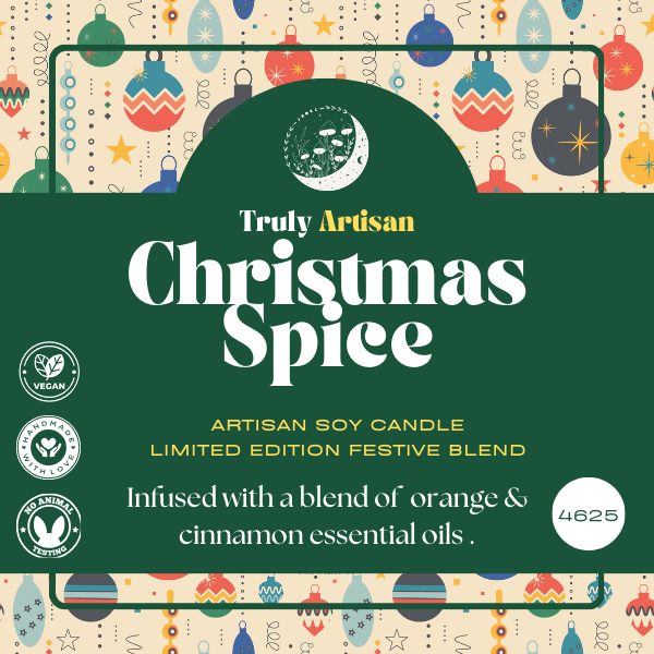 Christmas Spice Candle | Sweet Orange and Cinnamon (v)