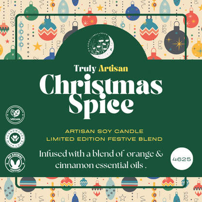 Christmas Spice Candle | Sweet Orange and Cinnamon (v)