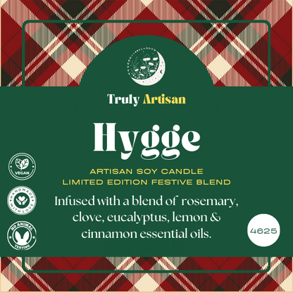 Hygge Candle | Rosemary, Clove, Eucalyptus, Lemon & Cinnamon (v)