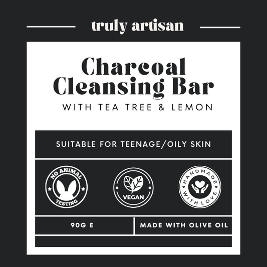 Tea Tree and Charcoal Cleansing Bar (v)